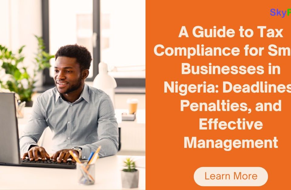 A Guide to Tax Compliance for Small Businesses in Nigeria: Deadlines, Penalties, and Effective Management