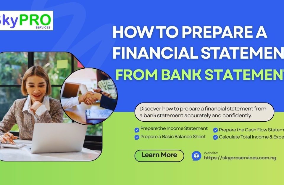 How to Prepare Financial Statements from a Bank Statement